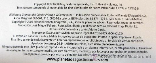 C&oacute;mics: PRINCIPE VALIENTE - tomos 1, 2, 3, 4, 5 - Foto 2