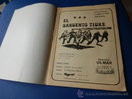 C&oacute;mics: El Sargento Tigre num. 28 -Vilmar 1972 - Foto 2
