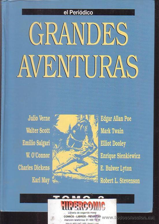 Comics: GRANDES AVENTURAS , TOMO 2 -contiene 25 aventuras de joyas literarias