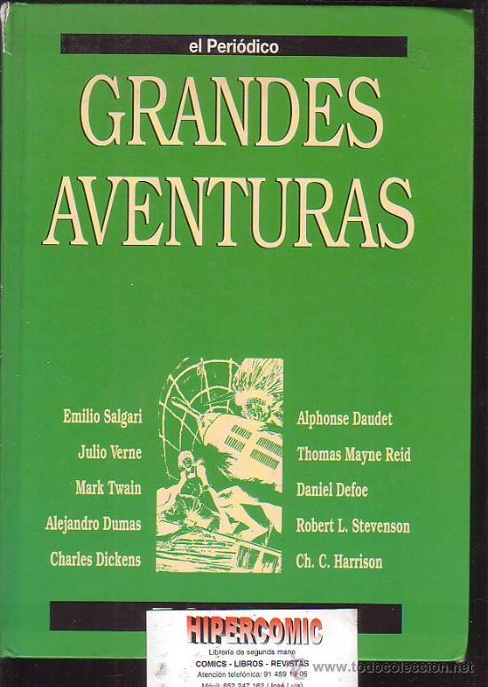 Comics: GRANDES AVENTURAS , TOMO 3 -contiene 20 aventuras de joyas literarias