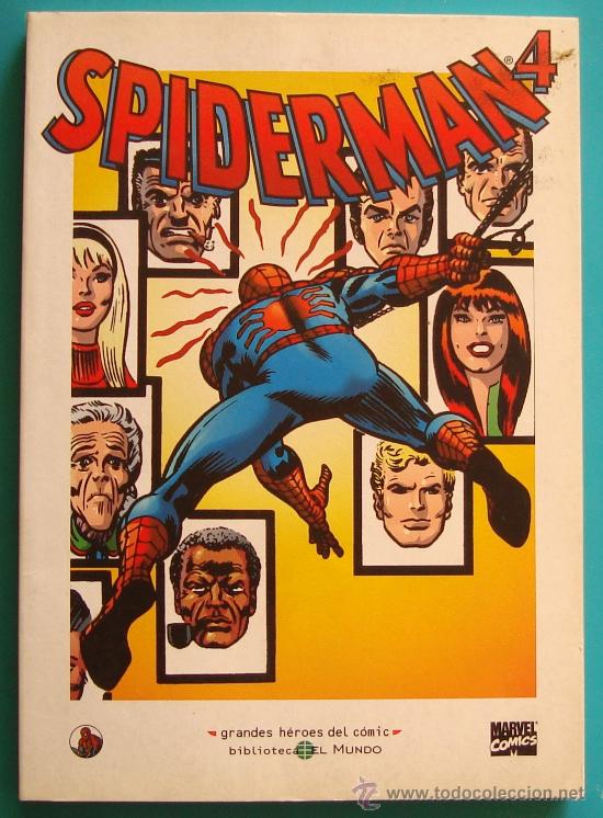 C&oacute;mics: GRANDES HEROES DEL COMIC, EL MUNDO - MARVEL,  N&ordm; 4, SPIDERMAN 4 - Foto 1