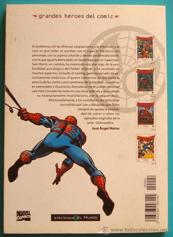 C&oacute;mics: GRANDES HEROES DEL COMIC, EL MUNDO - MARVEL,  N&ordm; 4, SPIDERMAN 4 - Foto 2
