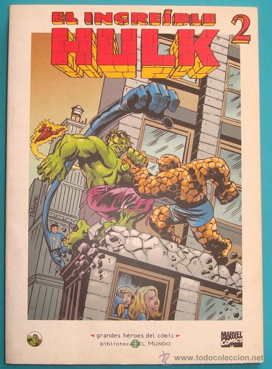 C&oacute;mics: GRANDES HEROES DEL COMIC, EL MUNDO - MARVEL,  N&ordm; 15, EL INCREIBLE HULK 2 - Foto 1