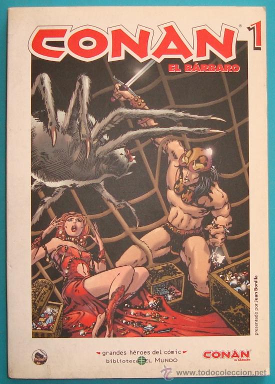 C&oacute;mics: GRANDES HEROES DEL COMIC, EL MUNDO - MARVEL,  N&ordm; 23, CONAN 1 - Foto 1