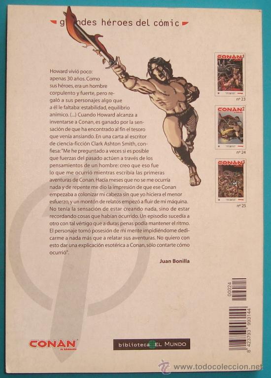 C&oacute;mics: GRANDES HEROES DEL COMIC, EL MUNDO - MARVEL, N&ordm; 24, CONAN 2 - Foto 2