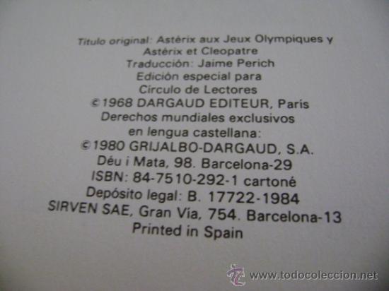 C&oacute;mics: ASTERIX EN LOS JUEGOS OLIMPICOS Y ASTERIX Y CLEOPATRA, HEROES DEL PAPEL. - Foto 6