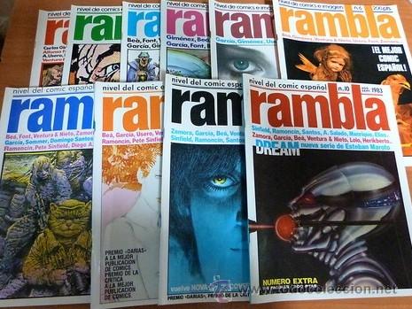 C&oacute;mics: RAMBLA: Lote con los ejemplares n&ordm; 1 al n&ordm; 10 - Foto 1