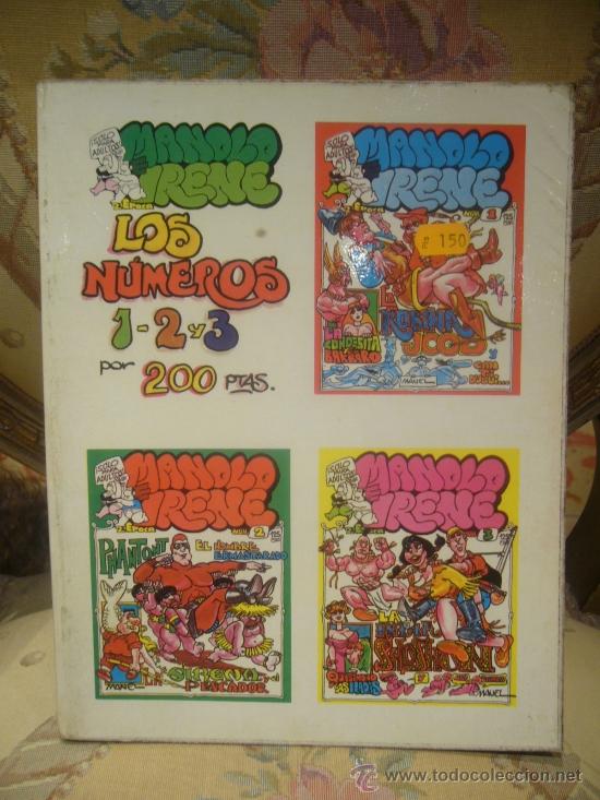 C&oacute;mics: MANOLO E IRENE. TOMO QUE CONTIENE LOS NUMEROS 1, 2 Y 3. - Foto 1