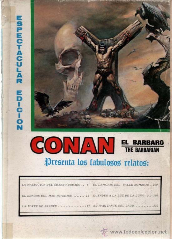 C&oacute;mics: ESPECTACULAR EDICION CONAN EL BARBARO (6 RELATOS) - Foto 1