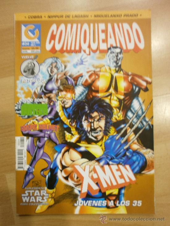 C&oacute;mics: COMIQUEANDO n&ordm; 34. X- MEN, STAR WARS, GREEN LANTERN, PATORUZ&Uacute;... - Foto 1