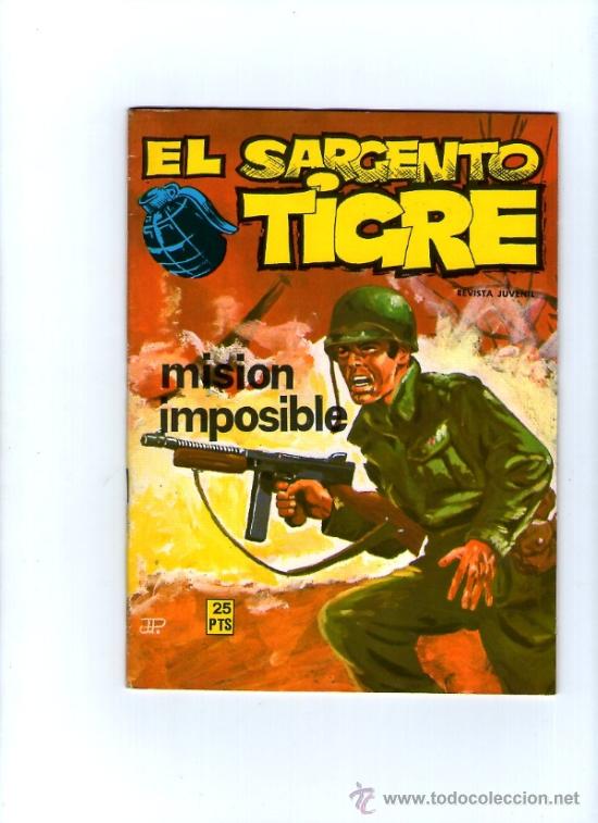 C&oacute;mics: EL SARGENTO TIGRE N&ordm; MISION IMPOSIBLE -- - Foto 1