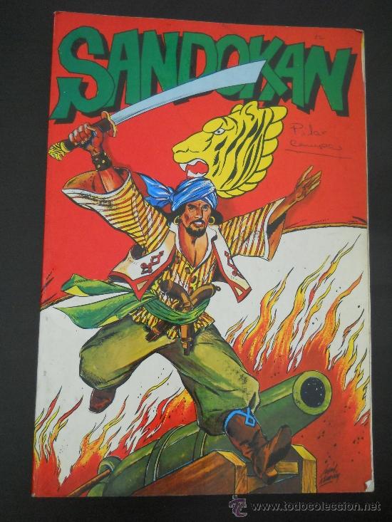 C&oacute;mics: SANDOKAN - EMILIO SALGARI -  EDICIONES TOPELA A&Ntilde;O 1976 - Foto 1
