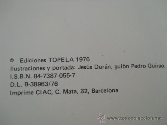 C&oacute;mics: SANDOKAN - EMILIO SALGARI -  EDICIONES TOPELA A&Ntilde;O 1976 - Foto 5