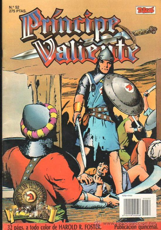 C&oacute;mics: EL PRINCIPE VALIENTE. EDICION HISTORICA. N&ordm; 52. EDICIONES B. - Foto 1