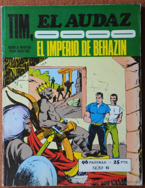 C&oacute;mics: TIM EL AUDAZ N&ordm; 6. Ediciones EUREDIT. 1.970 - Foto 1