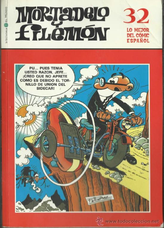 C&oacute;mics: LO MEJOR DEL COMIC ESPA&Ntilde;OL. EL MUNDO. MORTADELO Y FILEMON 32 - Foto 1