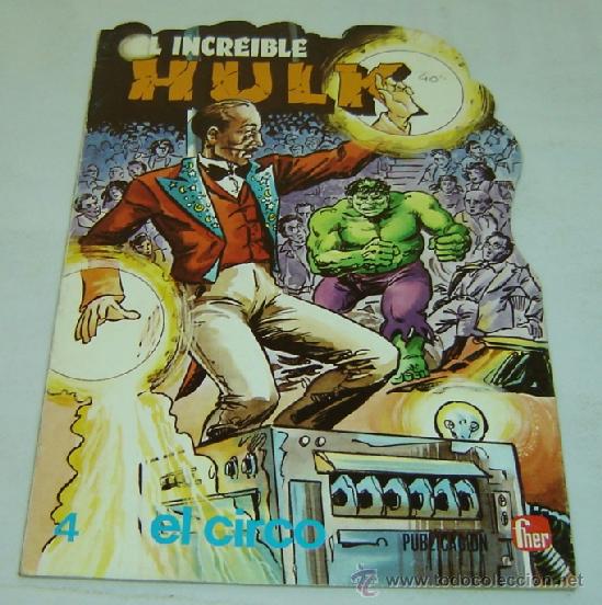 C&oacute;mics: EL INCREIBLE HULK-TROQUELADO N&ordm;4-EL CIRCO-1981-Publicaciones FHER