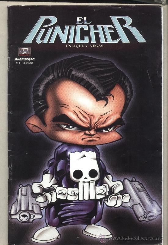 C&oacute;mics: El Punicher / Enrique V Vegas / Parodia de Punisher - Foto 1
