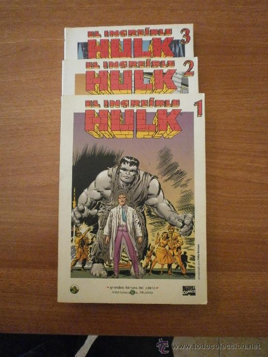 C&oacute;mics: LOTE  DE 3 COMICS HULK    N&ordm; 1 - 2- 3- - Foto 1