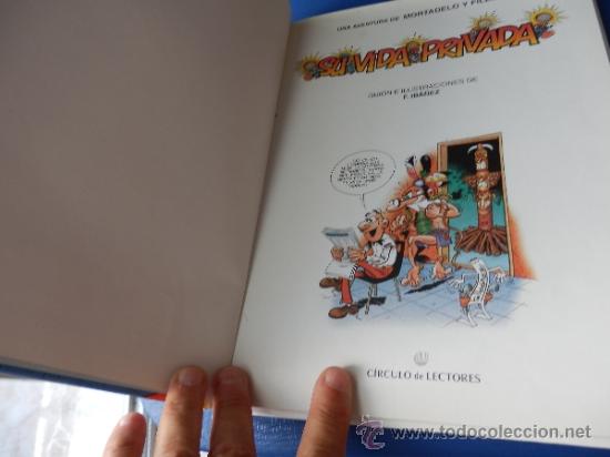 C&oacute;mics: Magos del humor : mortadelo y filemon - Su vida privada - ed. circulo de lectores - Foto 2