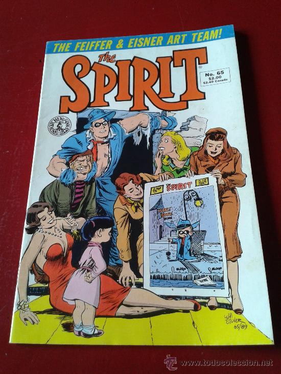 C&oacute;mics: The Spirit en ingl&eacute;s Will Eisner n&uacute;mero 65 1990 Kitchen Sink Press - Foto 1