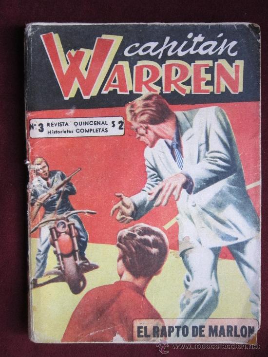C&oacute;mics: Capit&aacute;n Warren N&ordm; 3. El rapto de Marlon. Argentina, 1954 - Foto 1
