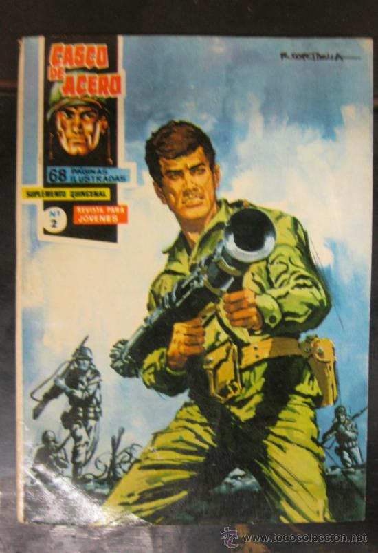 Comics : CASCO DE ACERO N&ordm; 2. EDICIONES MANHATTAN.1963