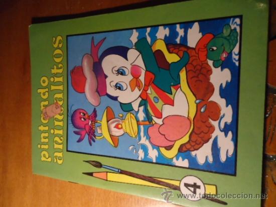 C&oacute;mics: pintando animalitos, n 4 , pintado - susaeta ediciones, s.a 1985