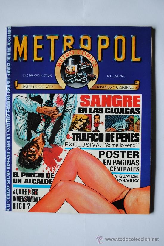 C&oacute;mics: COMIC METROPOL. METRO COMICS. N&ordm;1 - Foto 1