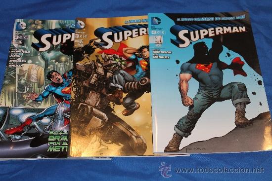 C&oacute;mics: Superman 1 - 2 - 3 ECC Nuevo Universo DC Lote 3 numeros - Foto 1