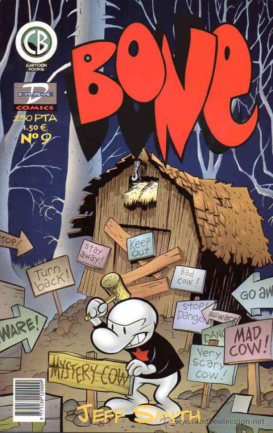 C&oacute;mics: BONE # 9 (Dude Comics,1999) - JEFF SMITH - EDICION ESPA&Ntilde;OLA - Foto 1