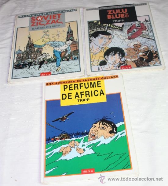 C&oacute;mics: LAS AVENTURAS DE JACQUES GALLARD, Completa en  3 TOMOS (BARCELO Y TRIPP.) - Foto 2