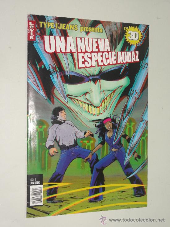C&oacute;mics: COMIC EN 3D - UNA NUEVA ESPECIE AUDAZ - LEVIS TYPE I JEANS 2003 - Foto 1