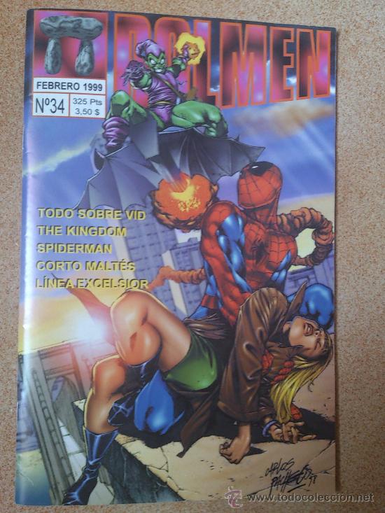 C&oacute;mics: REVISTA DOLMEN # 34 (FEBRERO 1999)