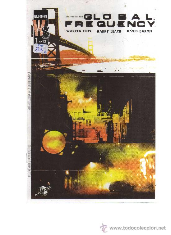 C&oacute;mics: GLOBAL FREQUENCY DE WARREN ELLIS COMPLETA 12 N&ordm; - Foto 1