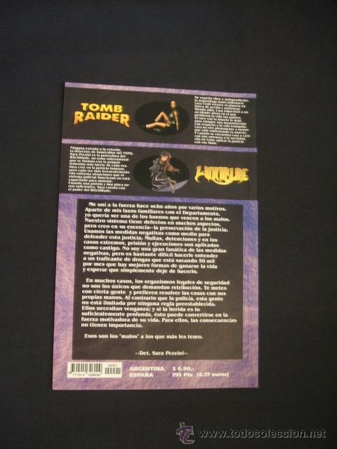 C&oacute;mics: TOMB RAIDER - HITCHBLADE - IVREA - - Foto 2