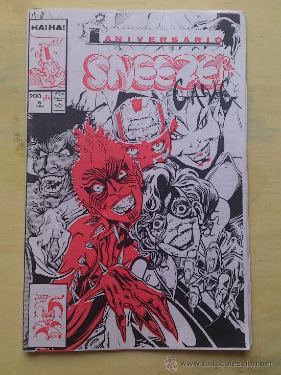 C&oacute;mics: FANZINE SNEEZE GANG # 6 (MARZO 1989)