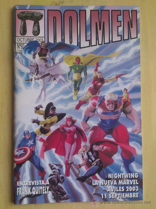 C&oacute;mics: REVISTA DOLMEN # 92 (OCTUBRE 2003)