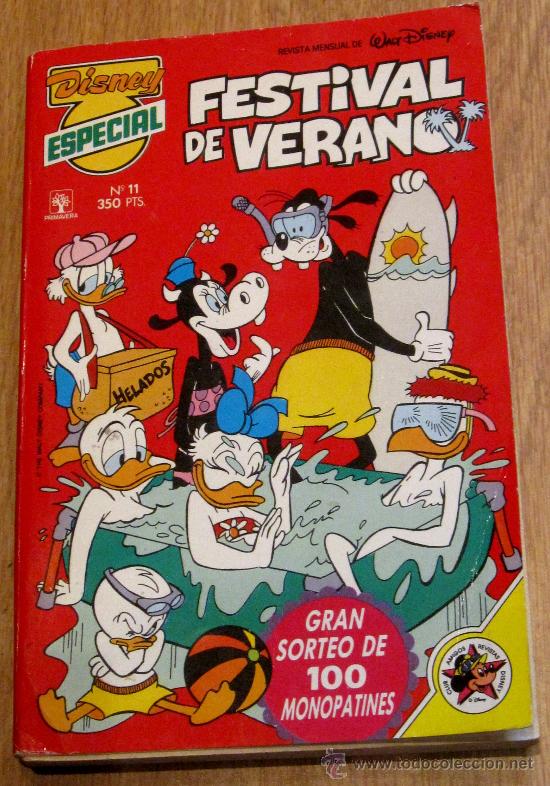Comics: DISNEY ESPECIAL FESTIVAL DE VERANO N&ordm; 11 JULIO A&Ntilde;O 1990