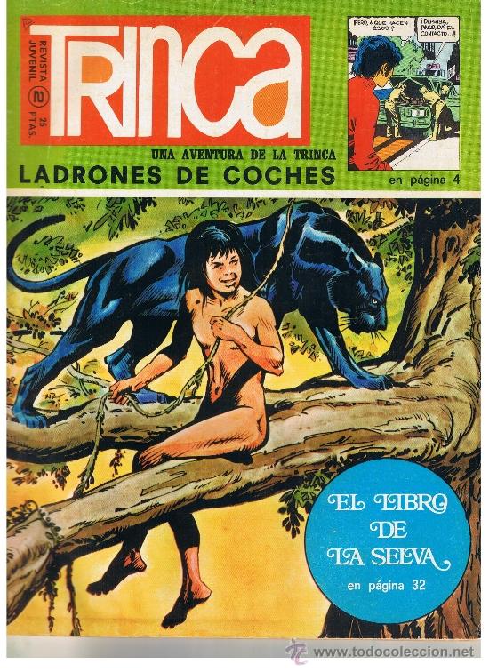 C&oacute;mics: TRINCA. N&ordm; 2. EL LIBRO DE LA SELVA . DONCEL, 1970. (ST/MG/C9) - Foto 1