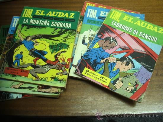 C&oacute;mics: TIM EL AUDAZ / COMPLETA 6 TOMOS / EUREDIT 1970 - Foto 1