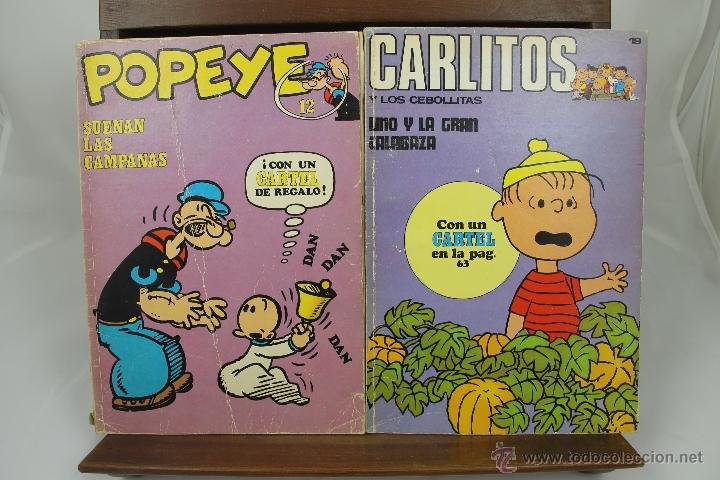 C&oacute;mics: 3884- POPEYE Y CARLITOS Y LOS CEBOLLITAS. EDIT. BURU LAN. 1971/1972. - Foto 1