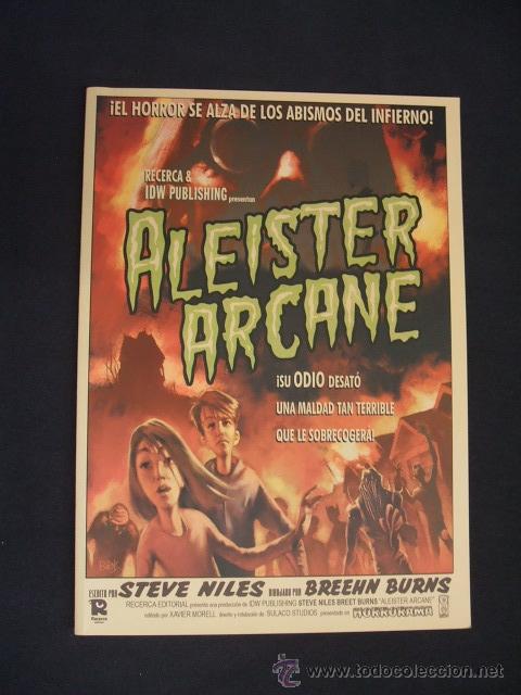 C&oacute;mics: ALEISTER ARCANE - STEVE NILES - RECERCA EDITORIAL - - Foto 1