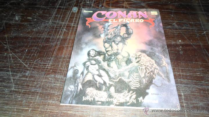 C&oacute;mics: Conan el barbaro, Marvel Comics, El Picaro, John Buscema. Roy Thomas - Foto 1