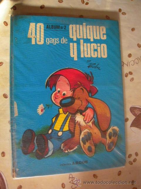 C&oacute;mics: 40 GAGS DE QUIQUE Y LUCIO N&ordm;2 DE COMICS ARGOS - Foto 1