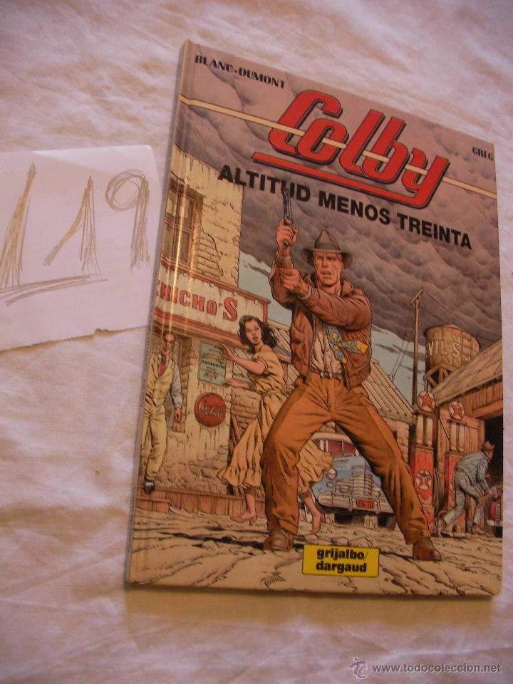 C&oacute;mics: ANTIGUO COMIC COLBY - ALTITUD MENOS TREINTA - ENVIO GRATIS A ESPA&Ntilde;A - Foto 1