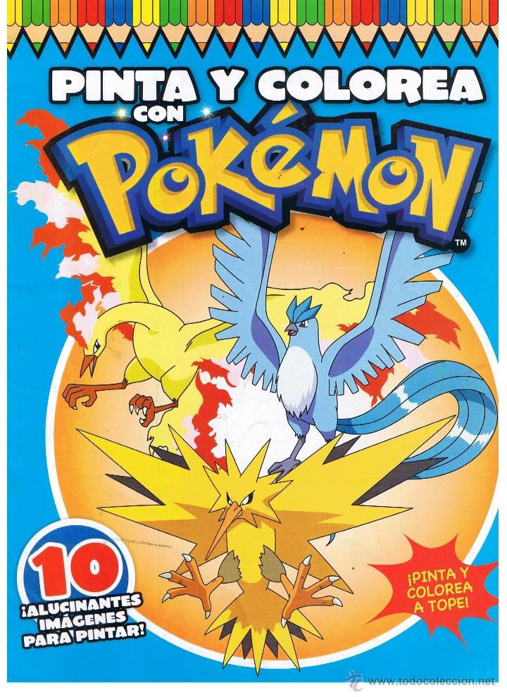 C&oacute;mics: PINTA Y COLOREA CON POKEMON. (ST/B8) - Foto 1