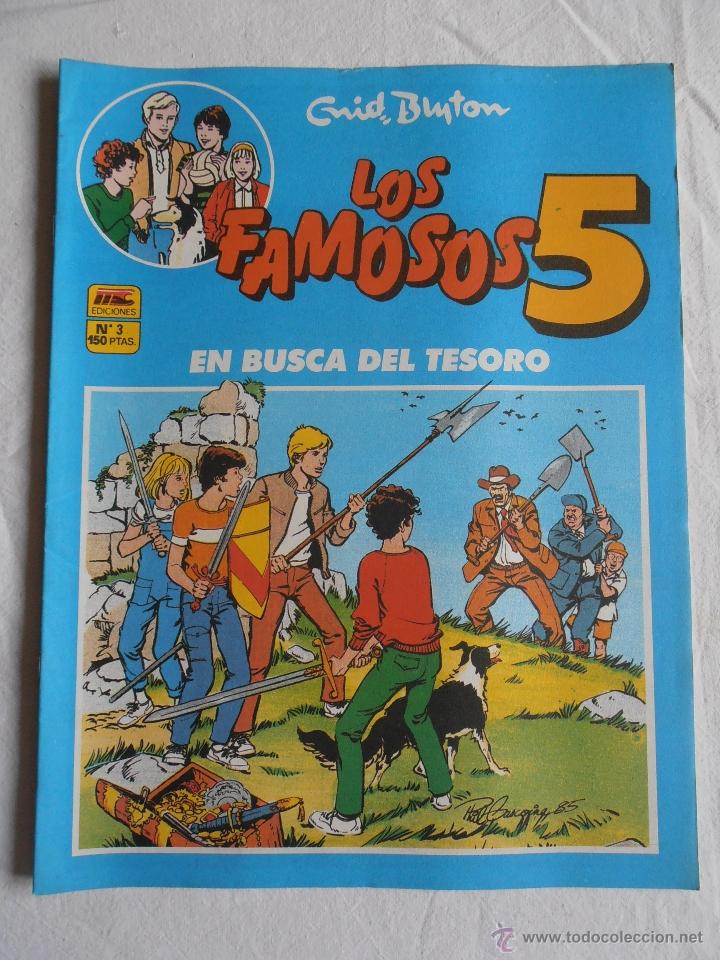 C&oacute;mics: COMIC LOS FAMOSOS 5 ENID BLYTON N&ordm; 3 SIN USAR - Foto 1