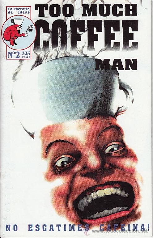 C&oacute;mics: TOO MUCH COFFEE MAN # 2 (FACTORIA DE IDEAS,1999) - Foto 1