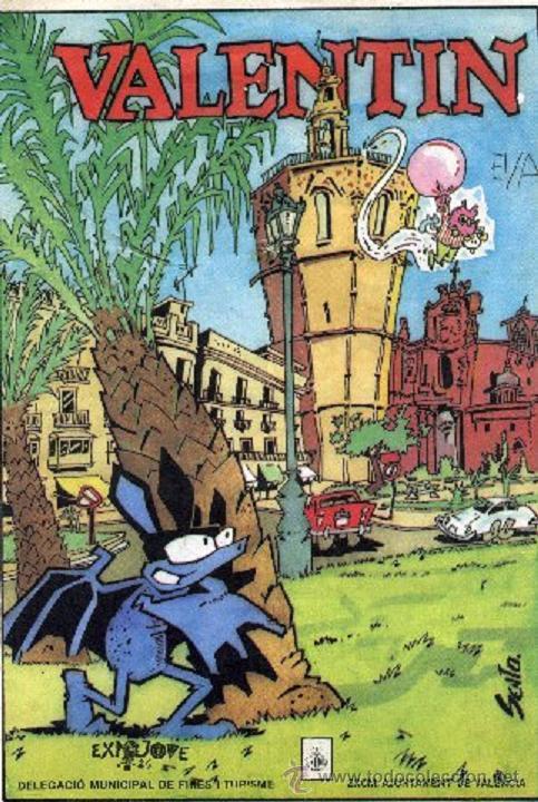 C&oacute;mics: VALENTIN personaje de SENTO, COMIC para EXPOJOVE, ejemplar &uacute;nico en la red, .... - Foto 1